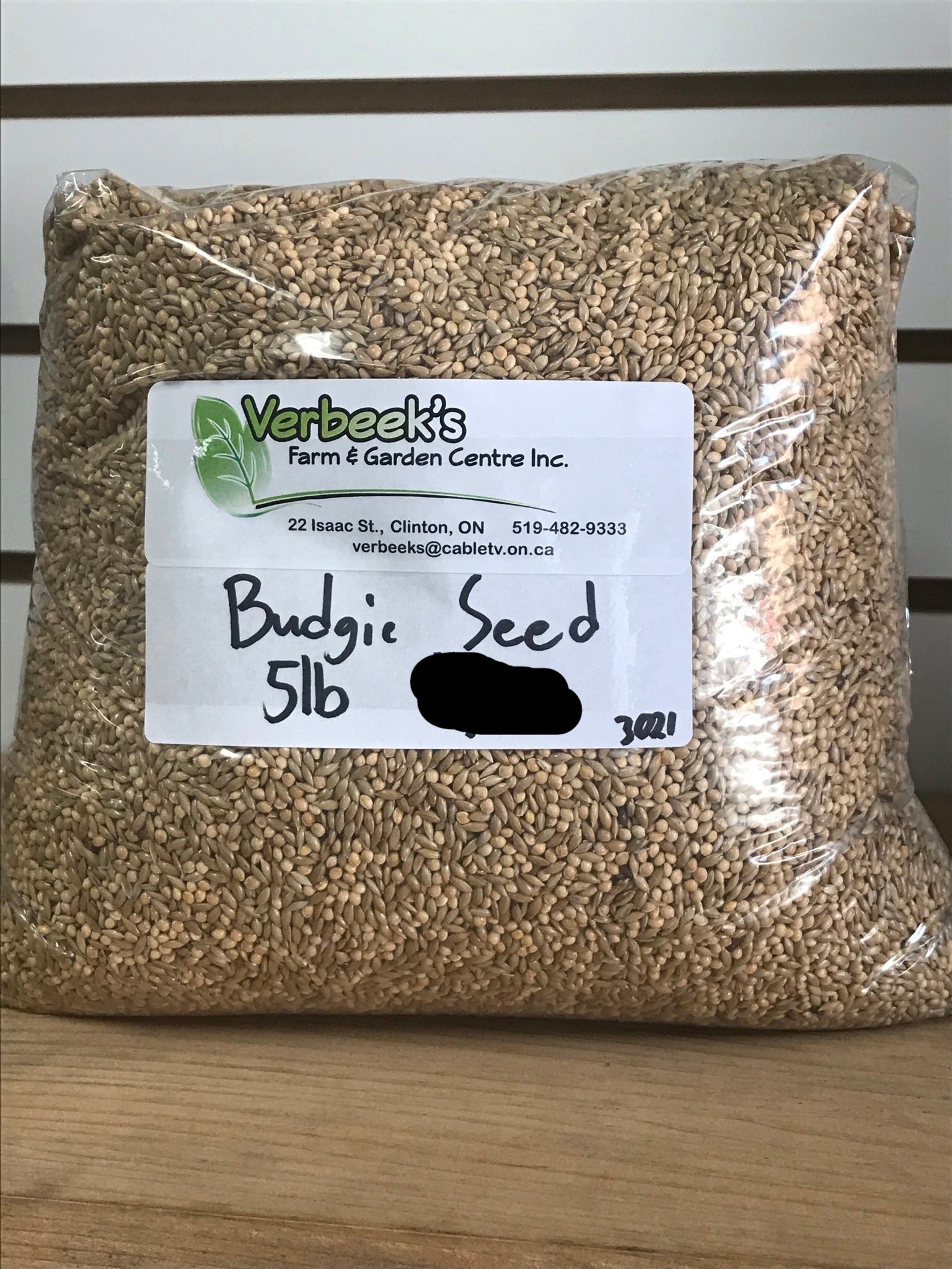 Budgie Bird Seed - 5lb - Bulk