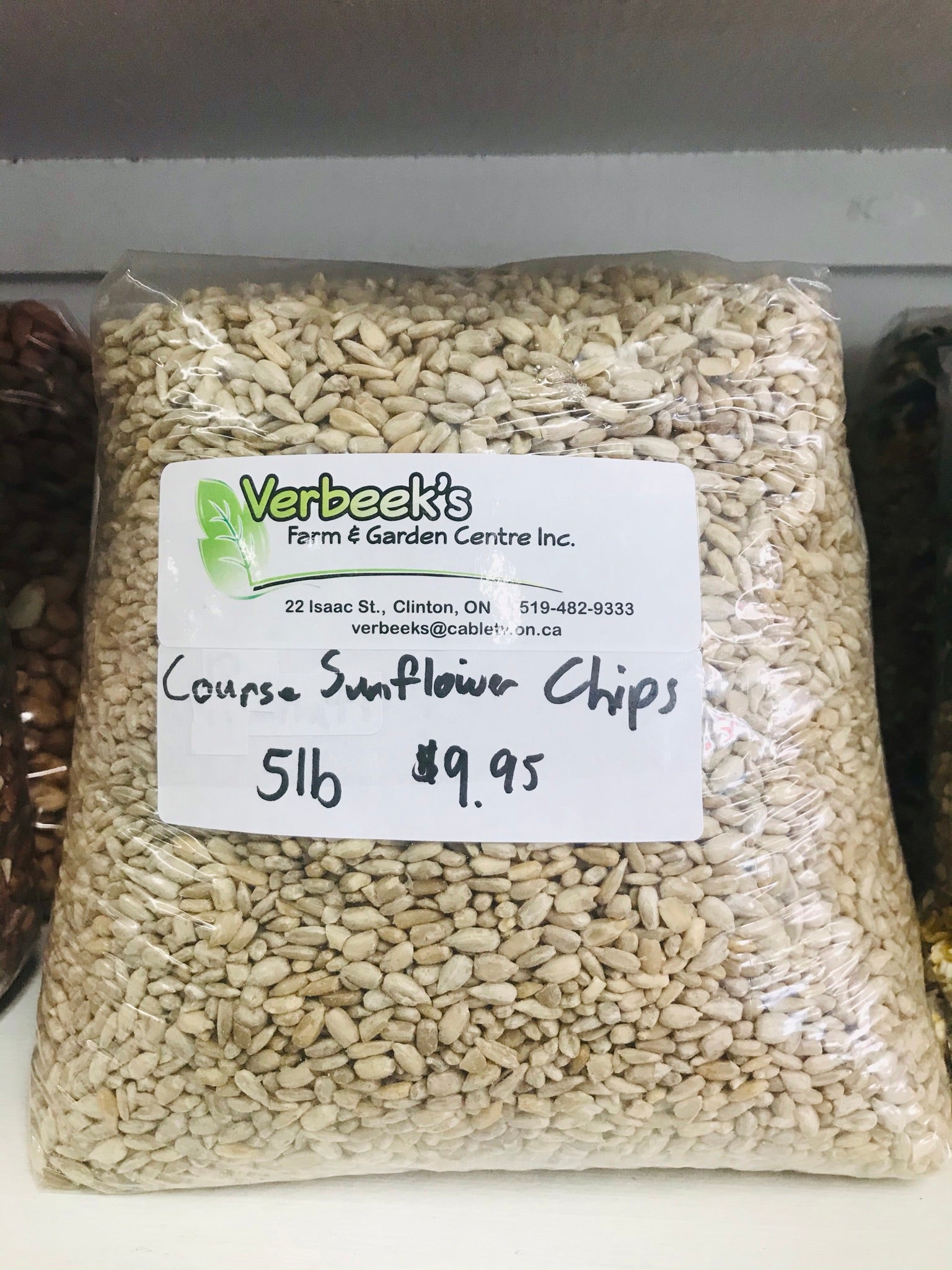 Coarse Sunflower Chips 5lb