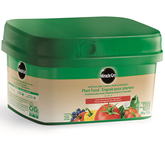 Miracle-Gro Tomato, Fruit & Vegetable 18-18-21 (500g)