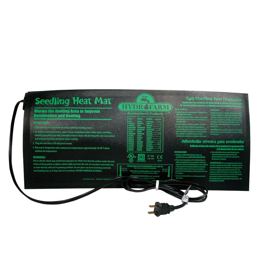 Hydrofarm Jump Start Seedling Heat Mat 10" x 20"