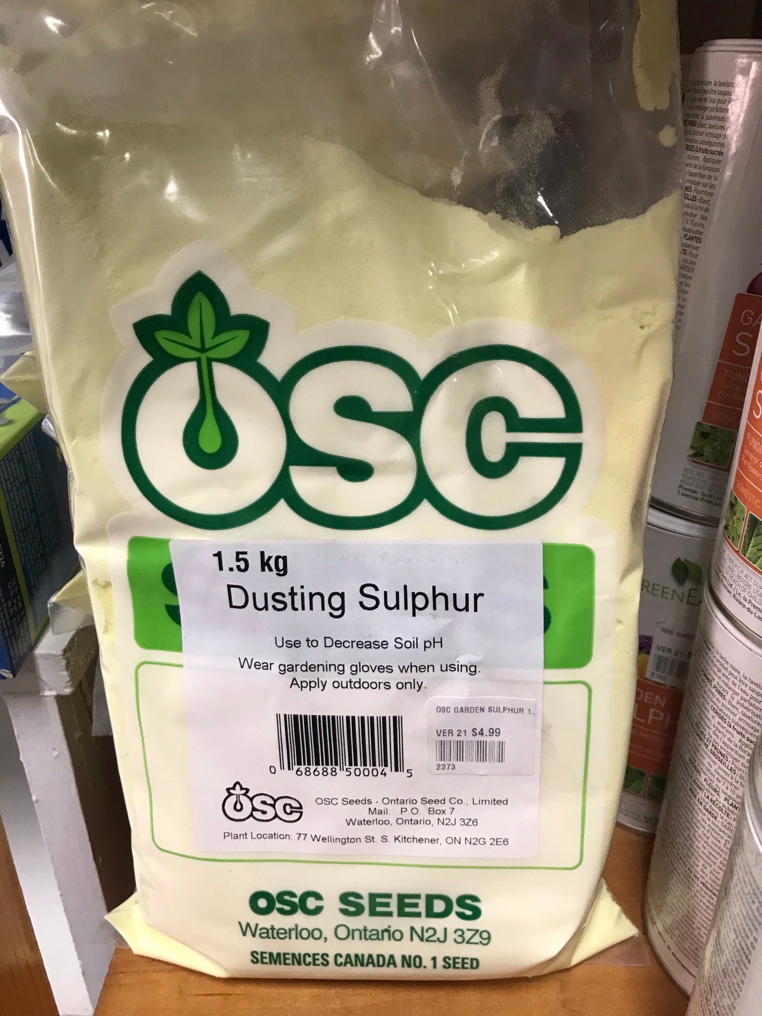 OSC Dusting Sulphur 1.5kg