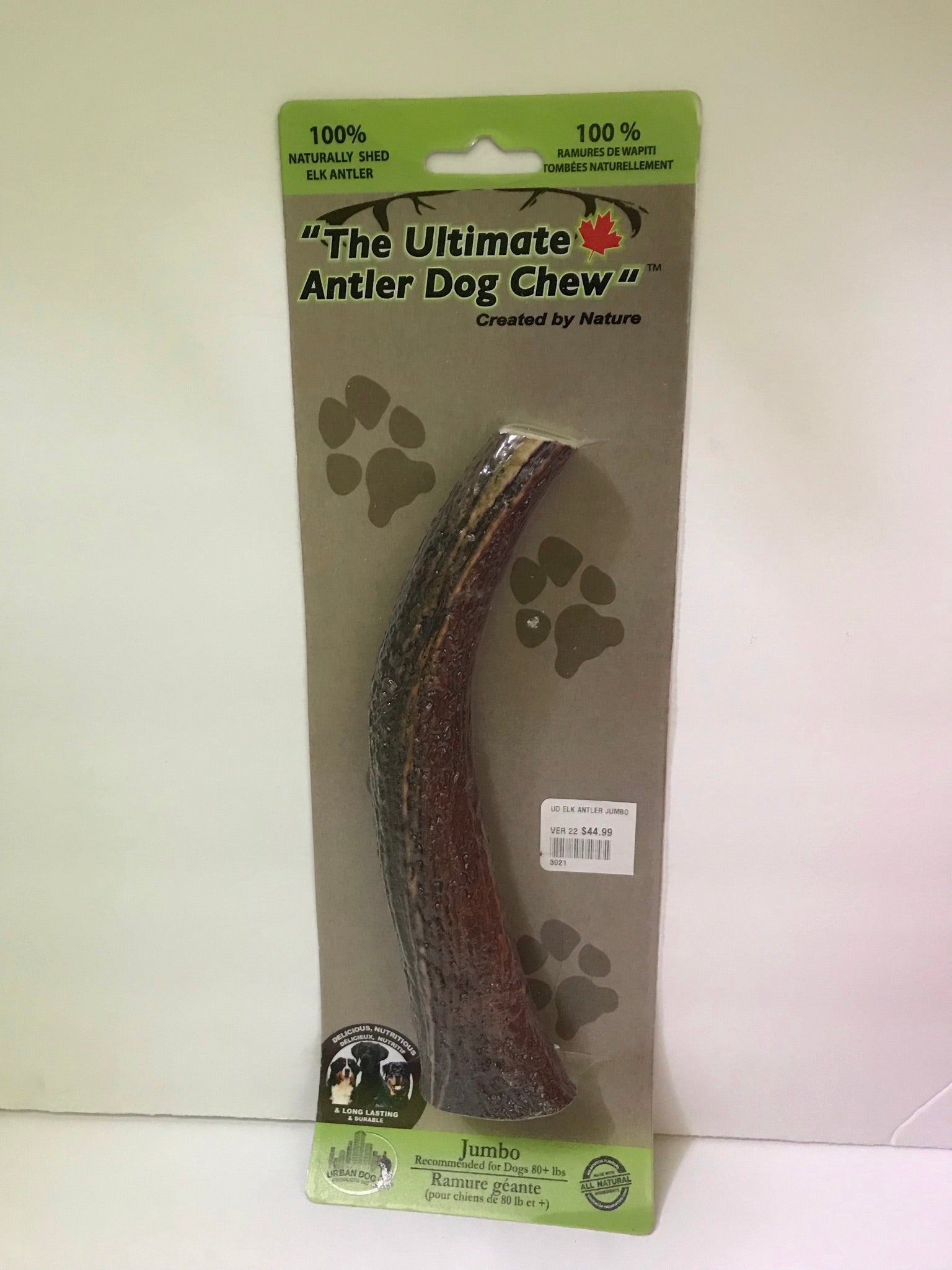Urban Dog "The Ultimate Antler Dog Chew" - Jumbo