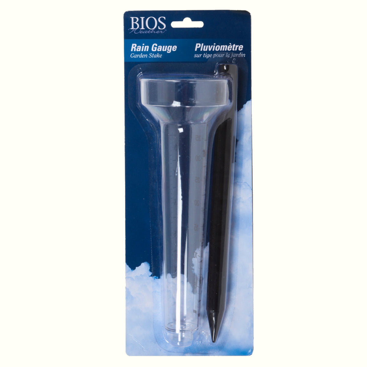 Bios Rain Gauge with Garden Stake