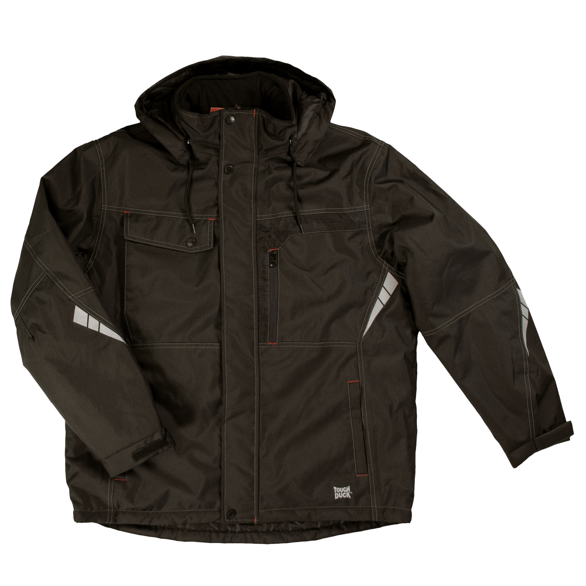 Touch Duck Poly Oxford Parka - Black