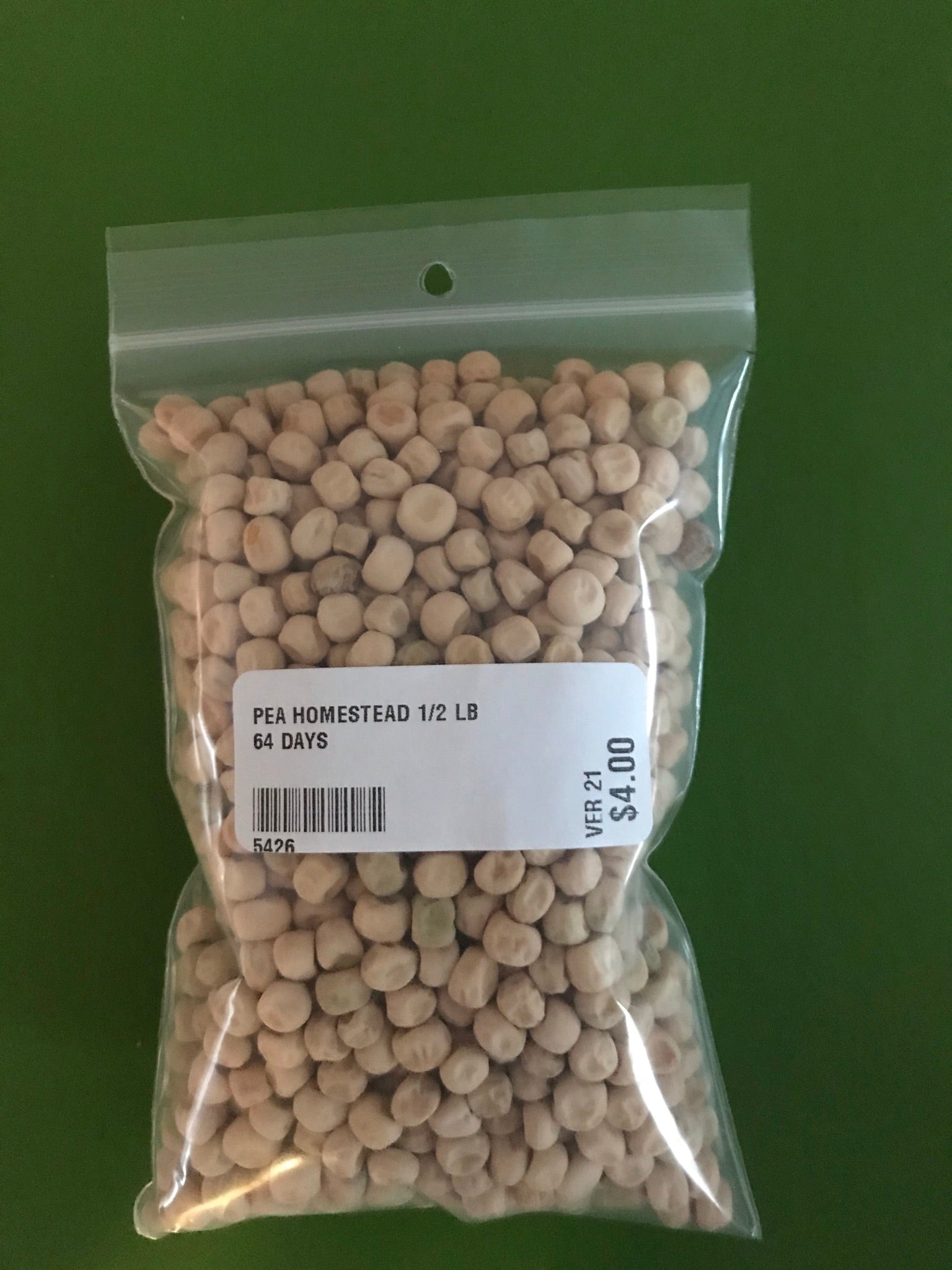 Homesteader or Pea Seeds Lincoln (64 Days) - 1/2 lb - Bulk