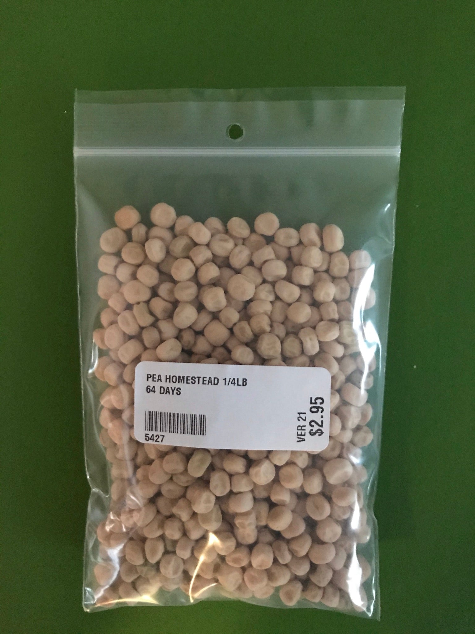 Homesteader or Pea Seeds Lincoln (64 Days) - 1/4 lb - Bulk