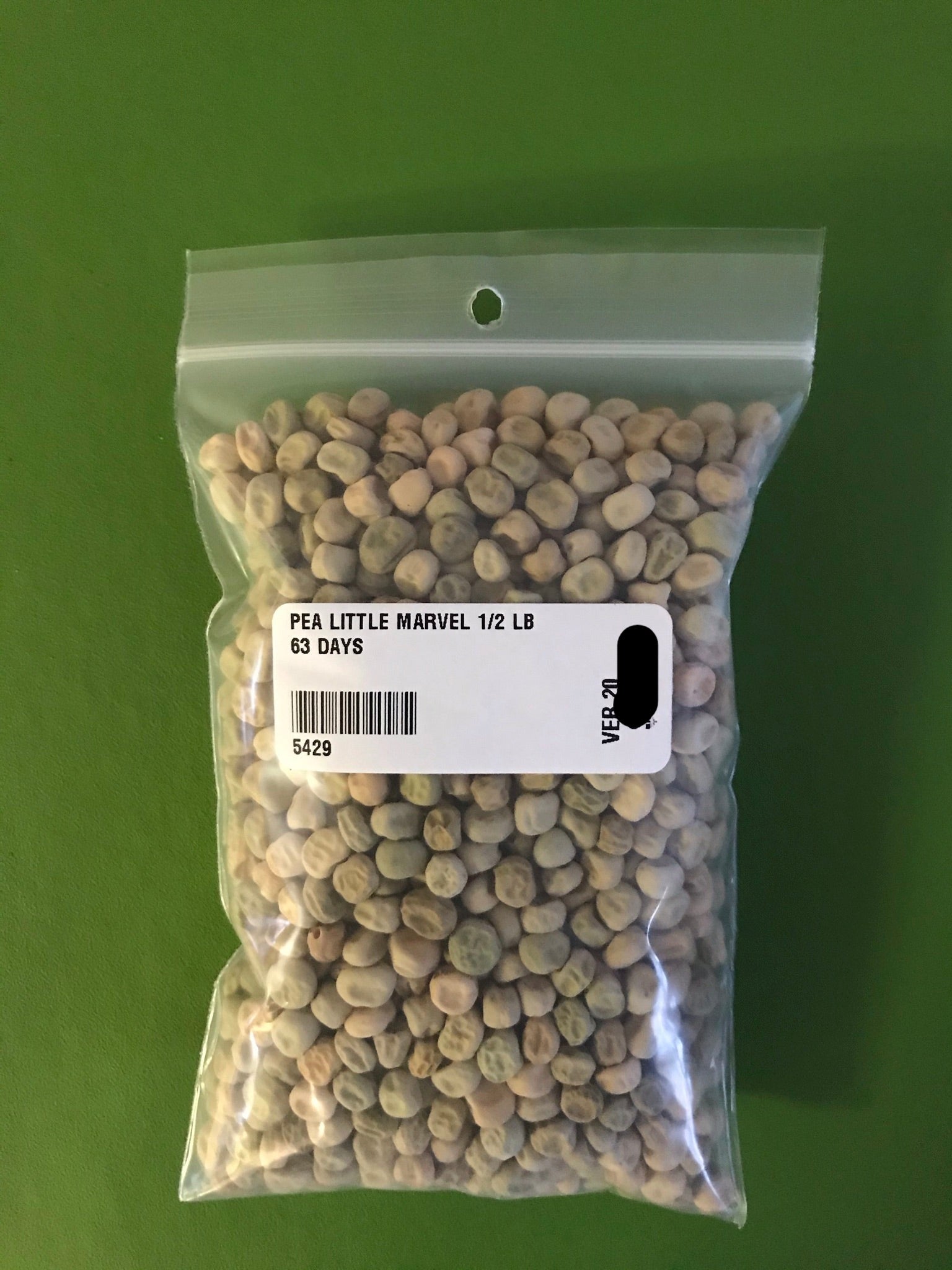 Little Marvel Pea Seeds (English Type) (63 Days) - 1/2 LB - Bulk