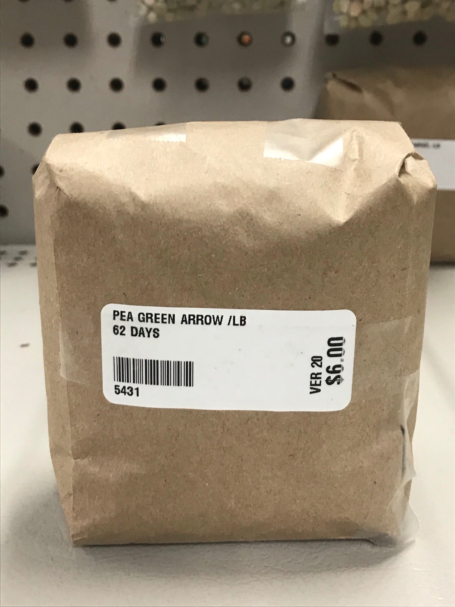 Green Arrow Pea Seeds (English Type) (62 Days) - 1lb - Bulk