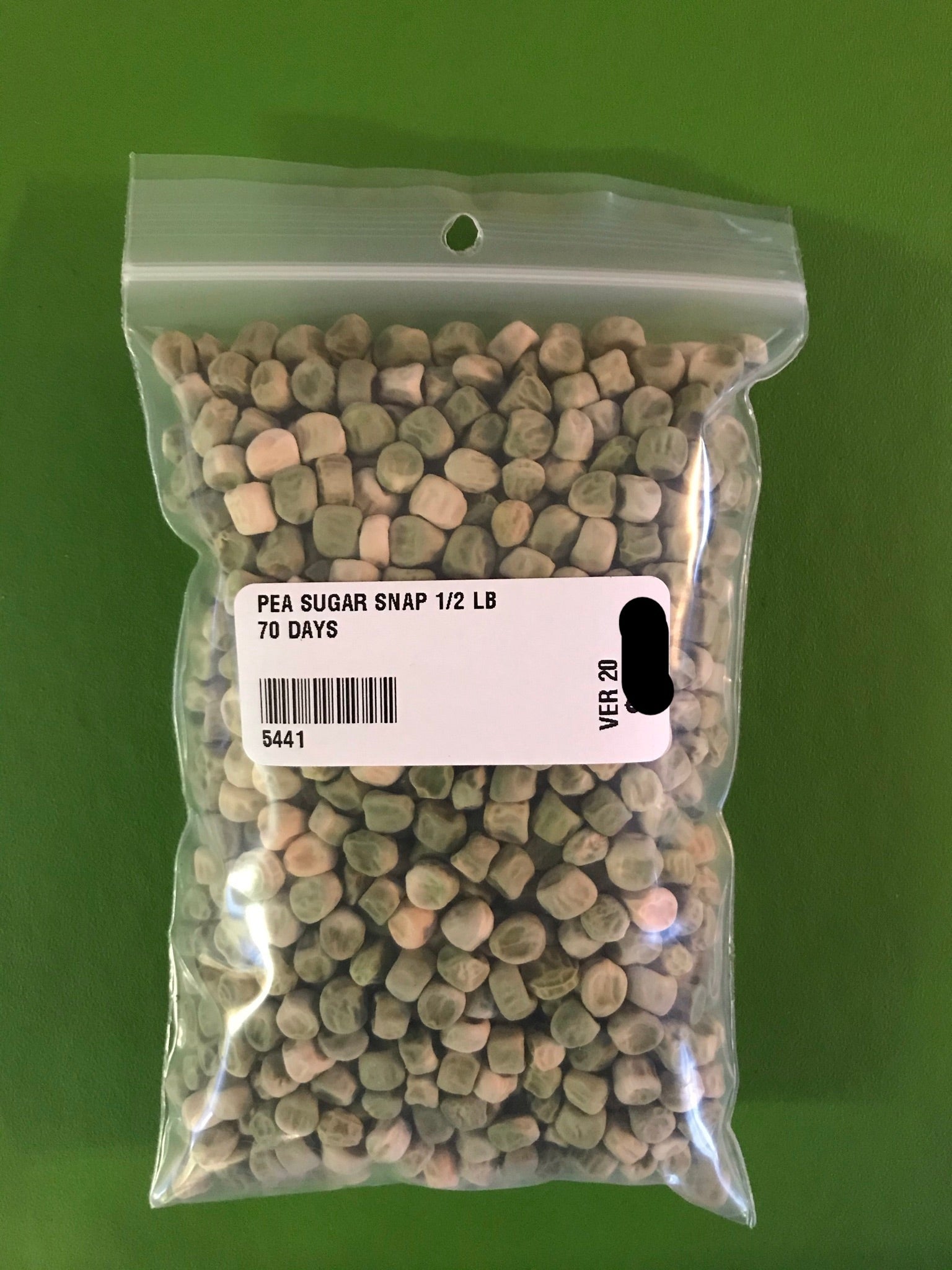 Sugar Snap Pea Seeds (Edible Pod Type) (70 Days) - 1/2 LB - Bulk