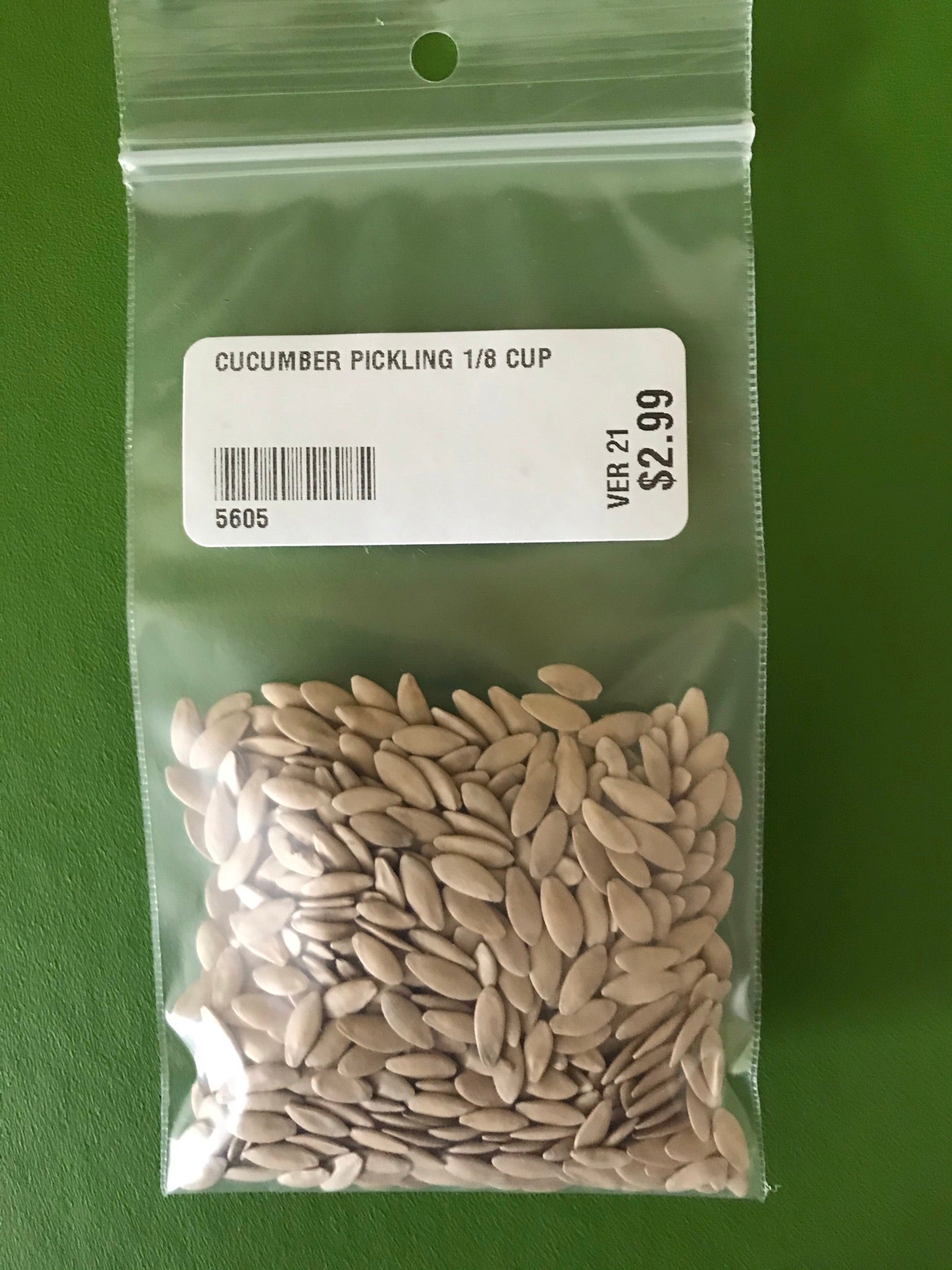 Chicago Cucumber Seeds (Pickling Type) (58 days) - 1/8 Cup - Bulk