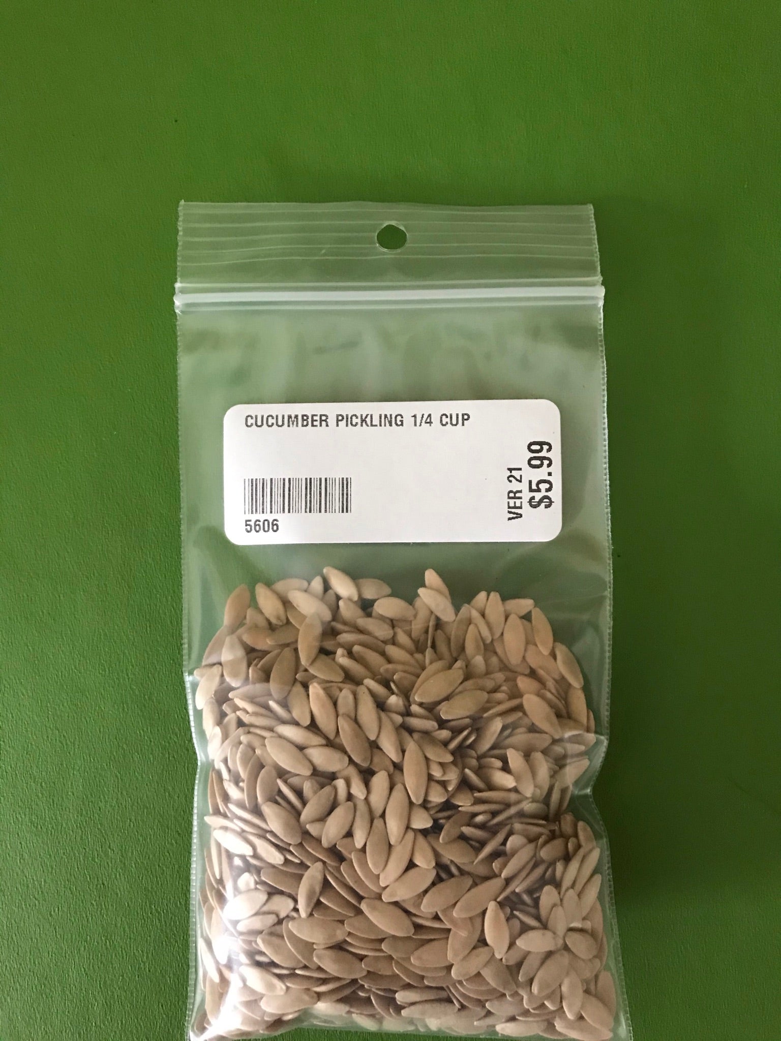 Chicago Cucumber Seeds (Pickling Type) (58 days) - 1/4 Cup - Bulk