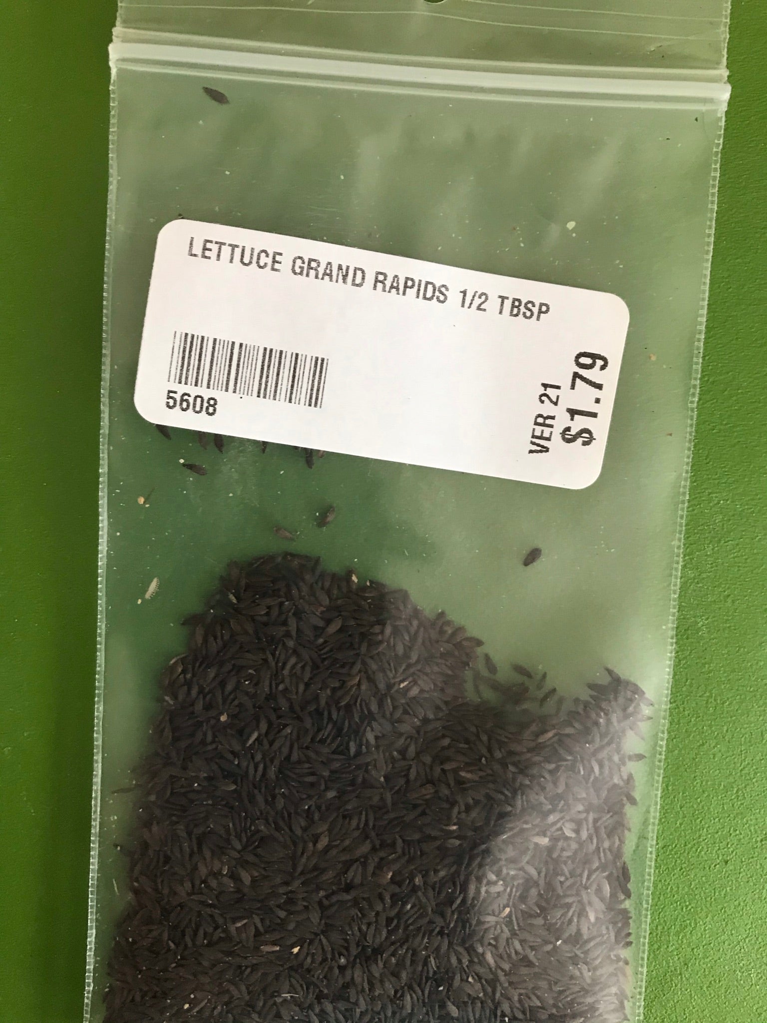Grand Rapids Leaf Lettuce - 1/2 Tbsp - Bulk