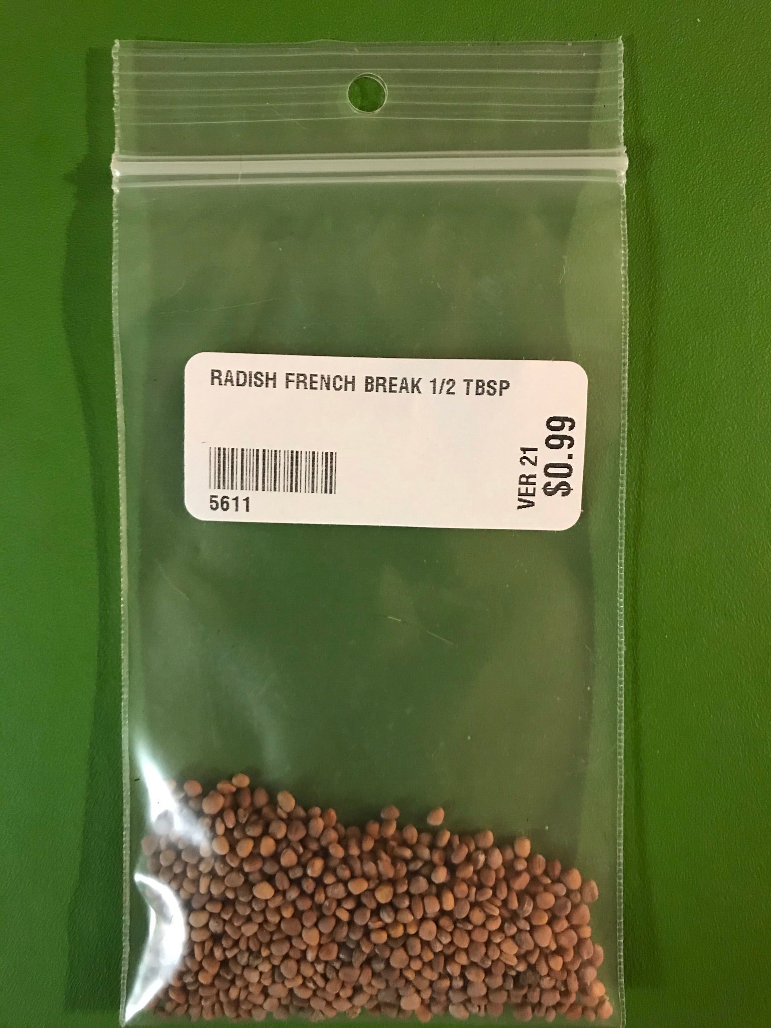 French Breakfast Radish Seeds (23 days) - 1/2 Tbsp - Bulk