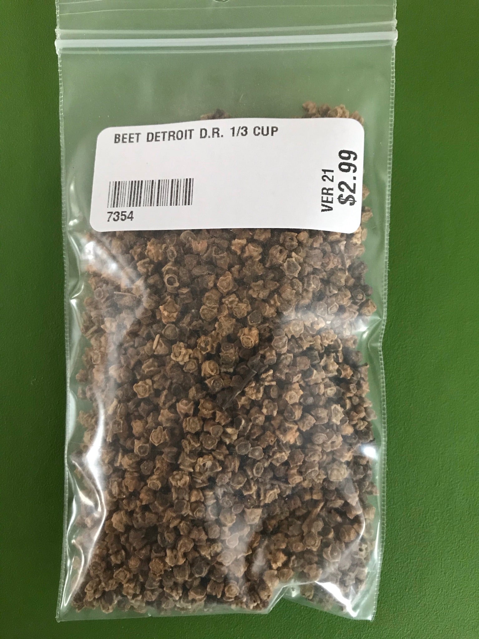 Detroit Dark Red Beet Seeds (63 days) - 1/3 Cup - Bulk