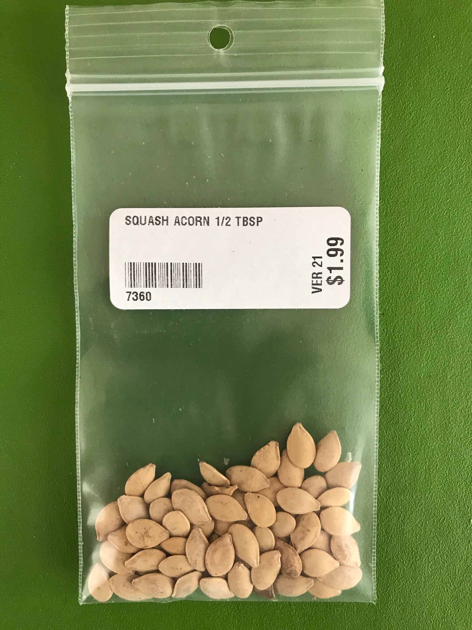 Table Queen Squash Seeds (Winter Type) (80 days) -1/2 Tbsp - Bulk