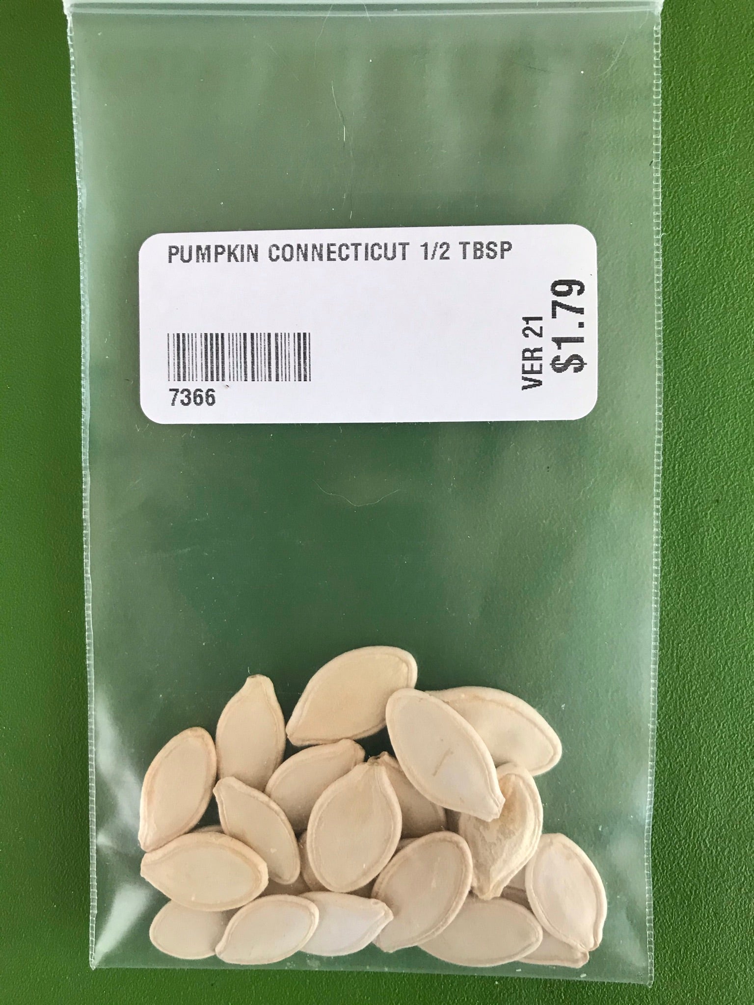 Connecticut Field Pumpkins (120 days) - 1/2 Tbsp - Bulk