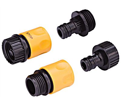 Landscapers Select 4-piece Plastic Hose Connector Set 3/4