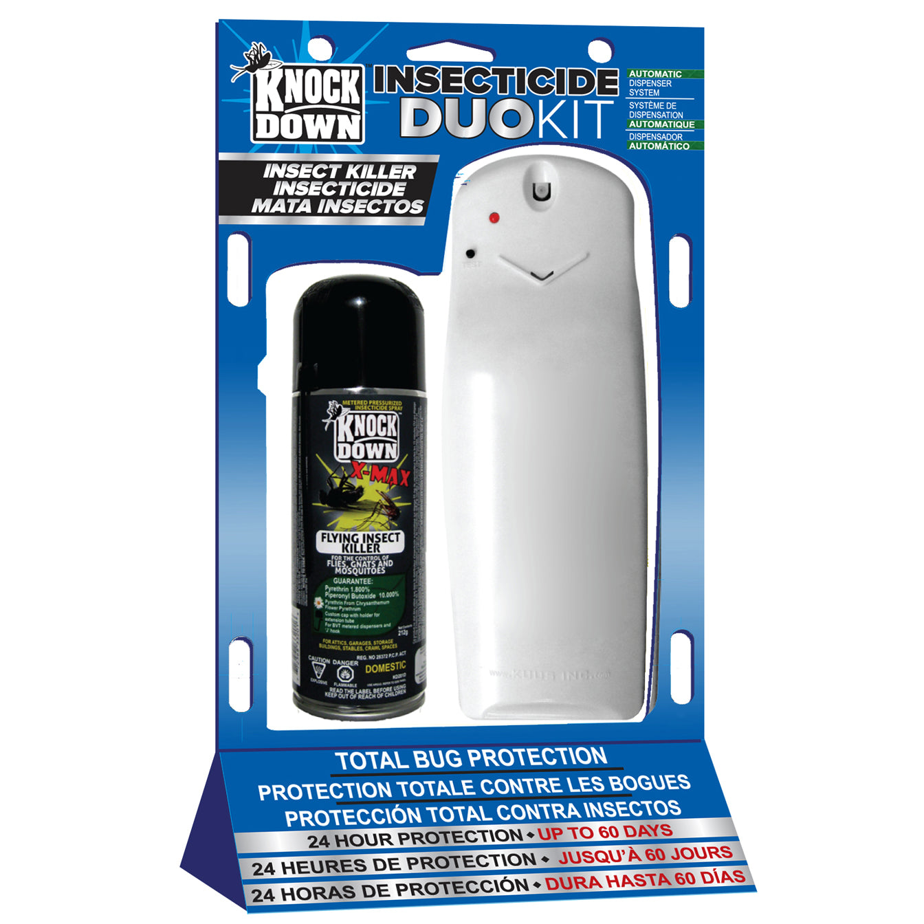 Knock Down Insecticide Duo Automatic Dispenser System