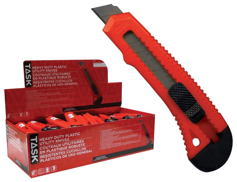 TASK Auto Lock Utility Knife - 18 mm