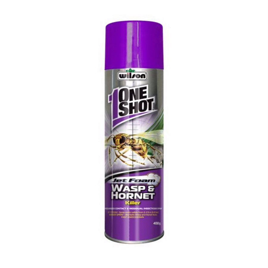Wilson One Shot Jet Foam Wasp & Hornet Spray 450g
