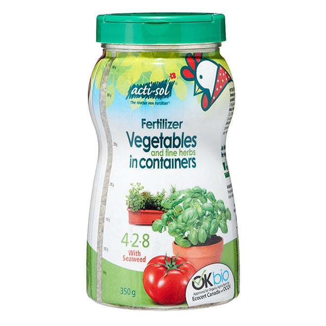 Actisol Natural Fertilizer for Vegetables and Fine Herbs 350g