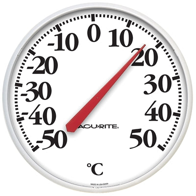 12.5" Acurite Indoor/Outdoor Dial Thermometer