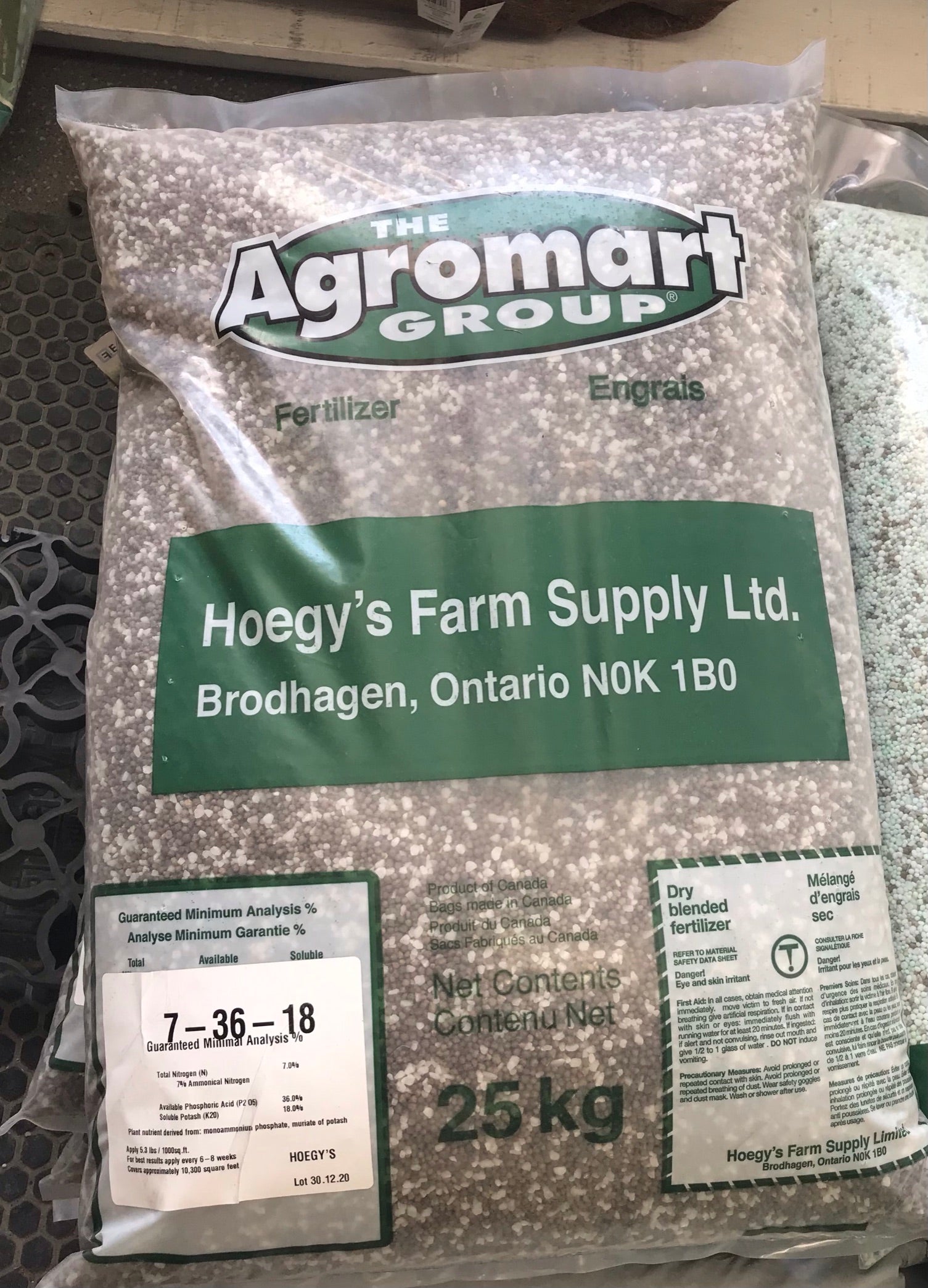 Agromart  7-36-18  Lawn Starter Fertilizer - 25kg