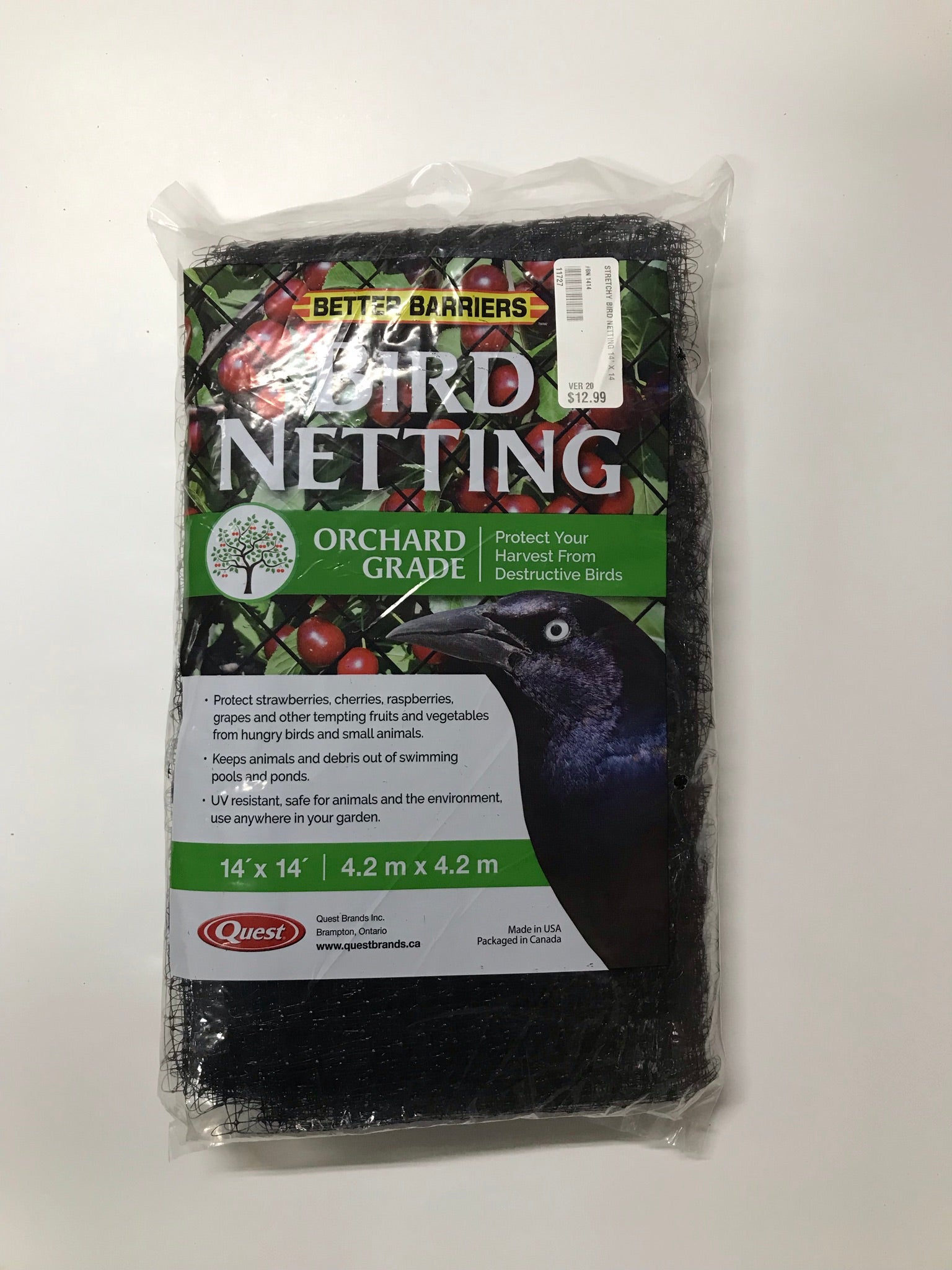 Quest Stretchy Bird D-Fence Netting 14' x 14'