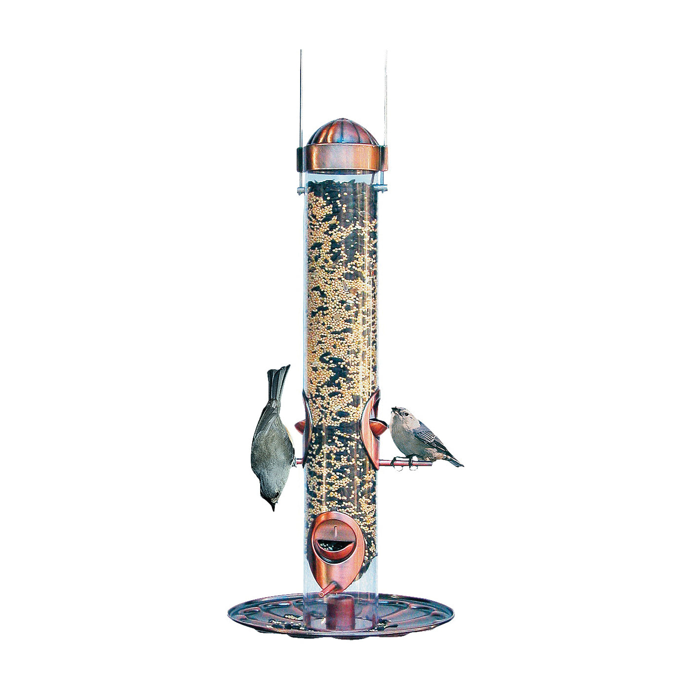 Perky-Pet 2-in-1 Tube Feeder - 1.8 lb Seed Capacity