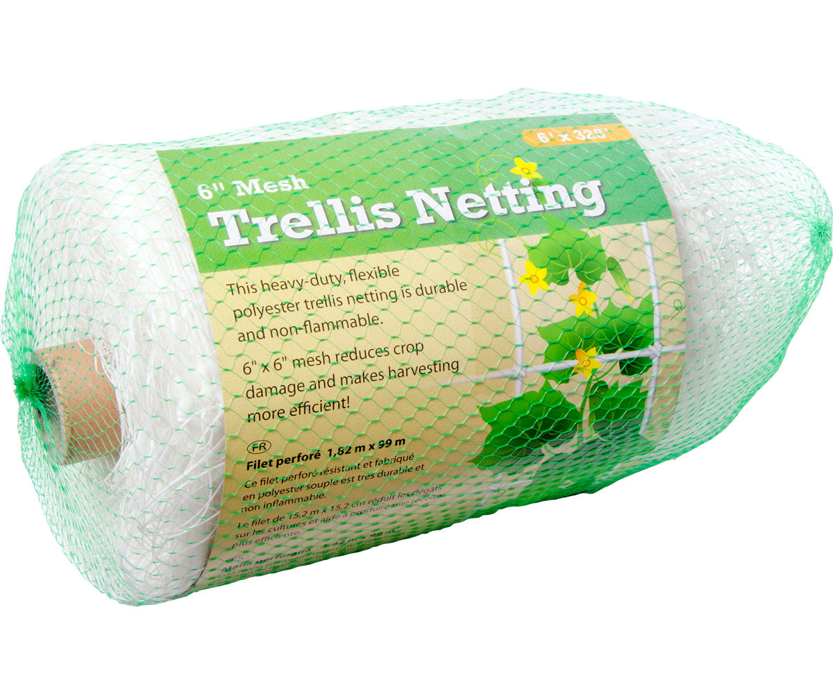 Hydrofarm Trellis Netting 6" x 6ft x 328ft