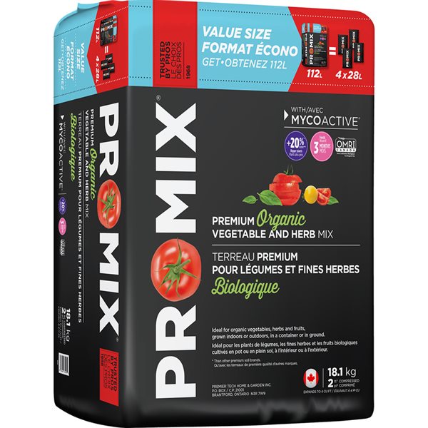 Pro-Mix Organic Vegetable and Herb Soil - 2 cu.ft.t