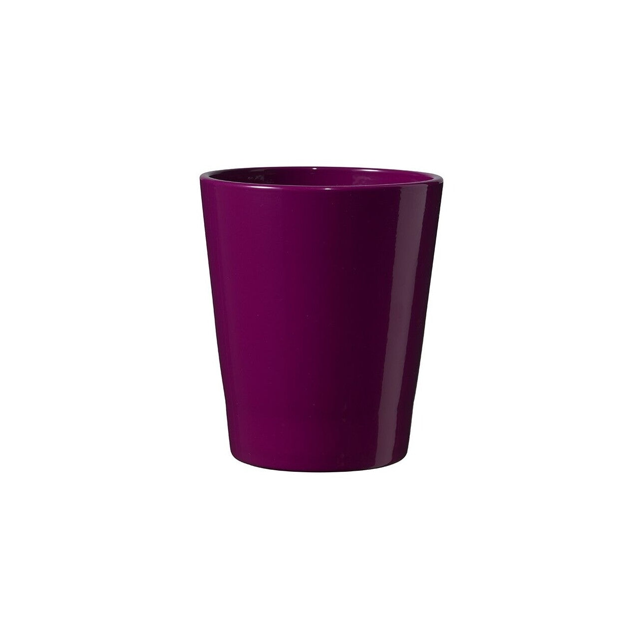 5.5" Ceramic Orchid Pot - Blackberry