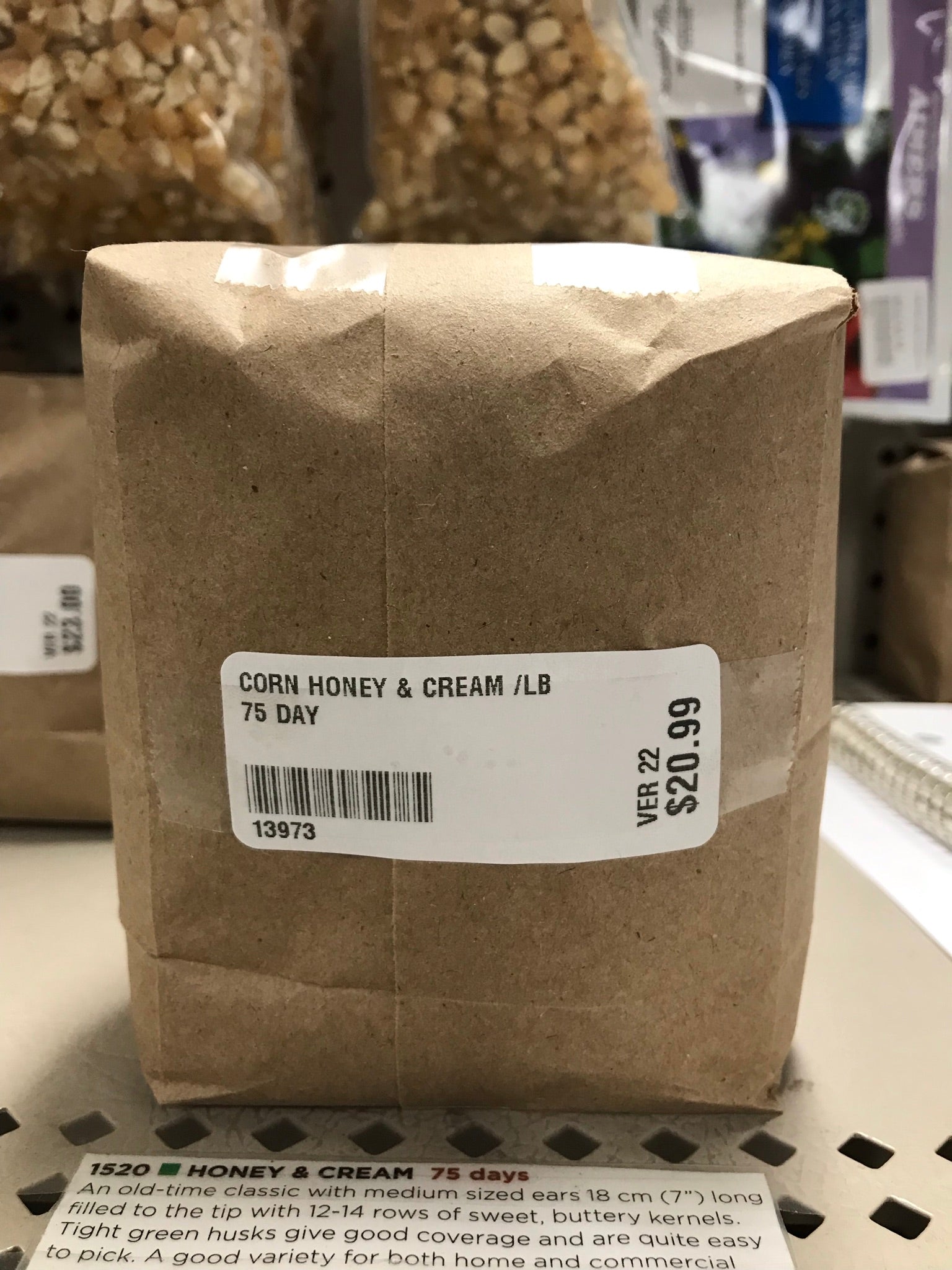 Honey & Cream Corn - Bulk - 1lb