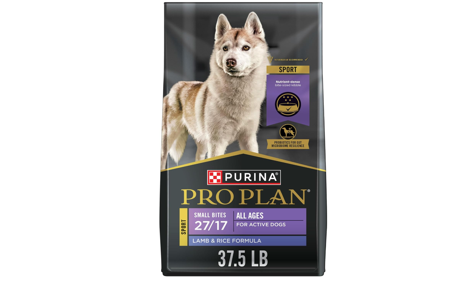 Purina Pro Plan Dry Dog Food, Sport Small Bites 27/17 Lamb & Rice - 17 kg Bag (1 Pack)