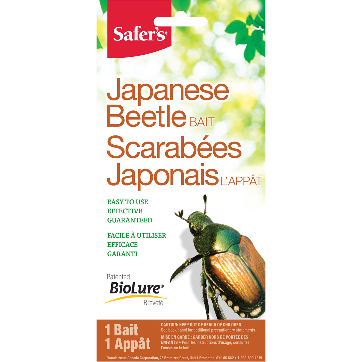 Safer's Beetle Trap Refill - 1 Refill