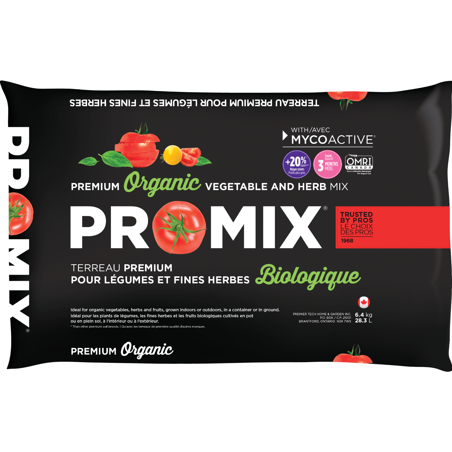 Pro-Mix Organic Vegetable & Herb Mix - 28.3L