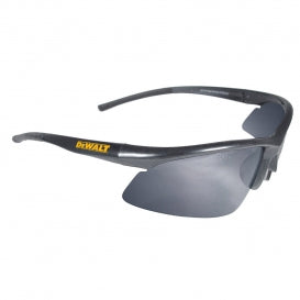 DEWALT DPG51-6 Radius Safety Glasses - Black Frame - Silver Mirror Lens