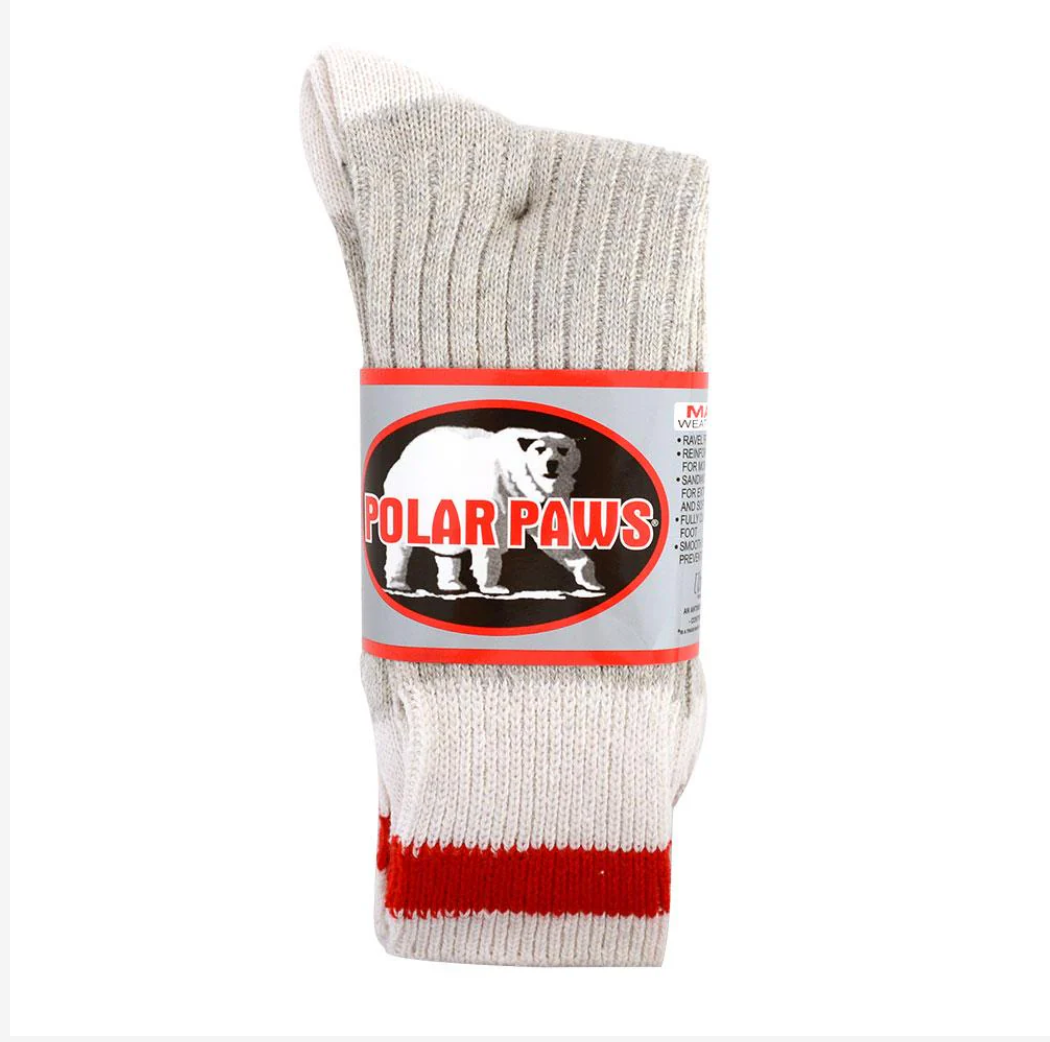 Polar Paws Women's Wool Work Socks - 2 pack