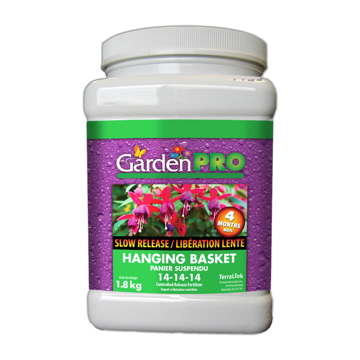 Garden Pro Hanging Basket Slow Release 14-14-14 - 1.8kg