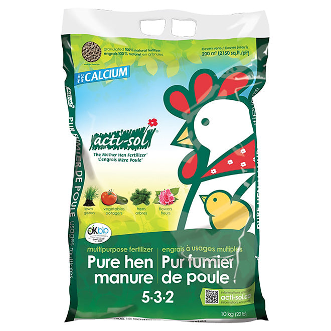 Actisol Pure Hen Manure 5-3-2 (10kg)
