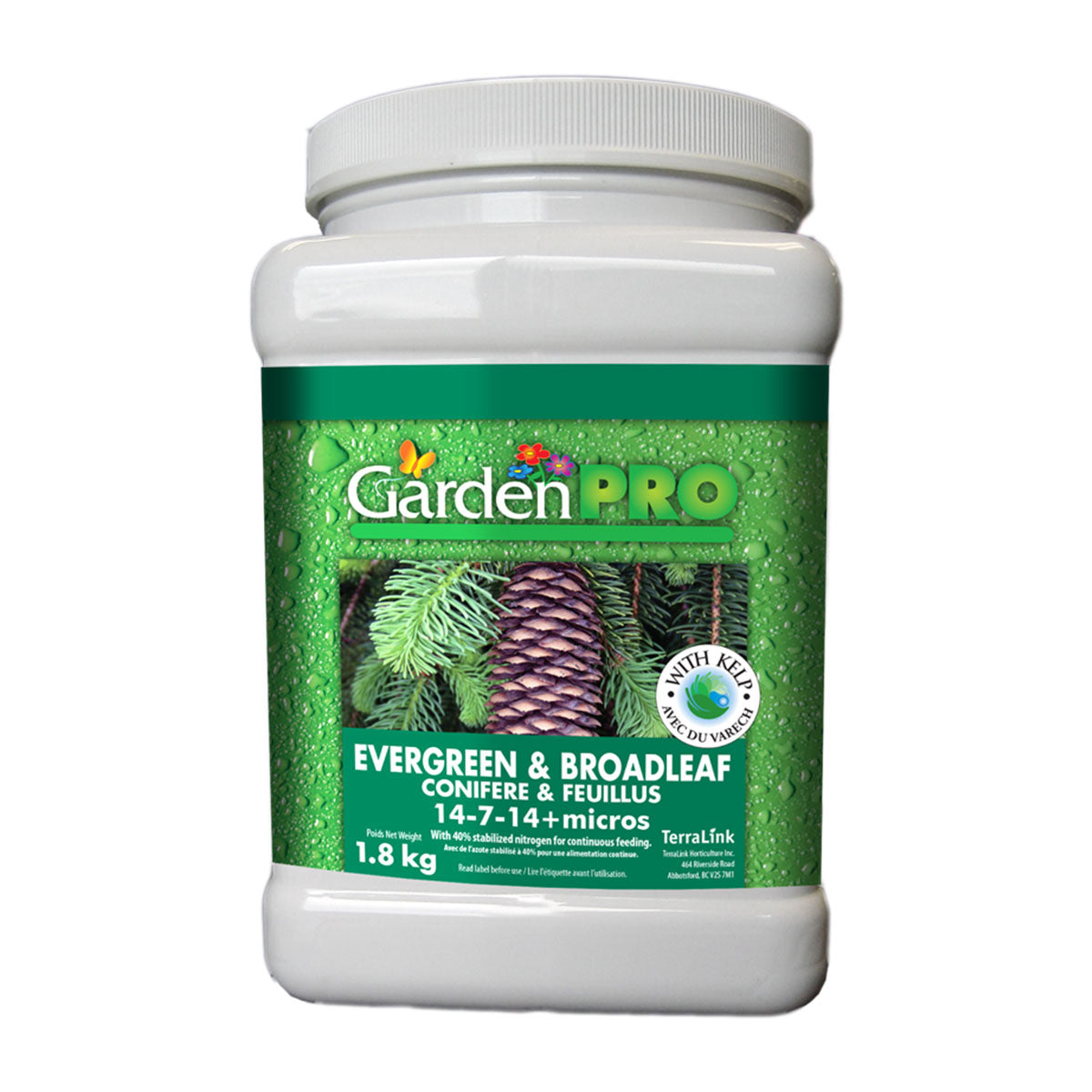 GardenPro Evergreen & Broadleaf 14-7-14 + Micros - 1.8kg