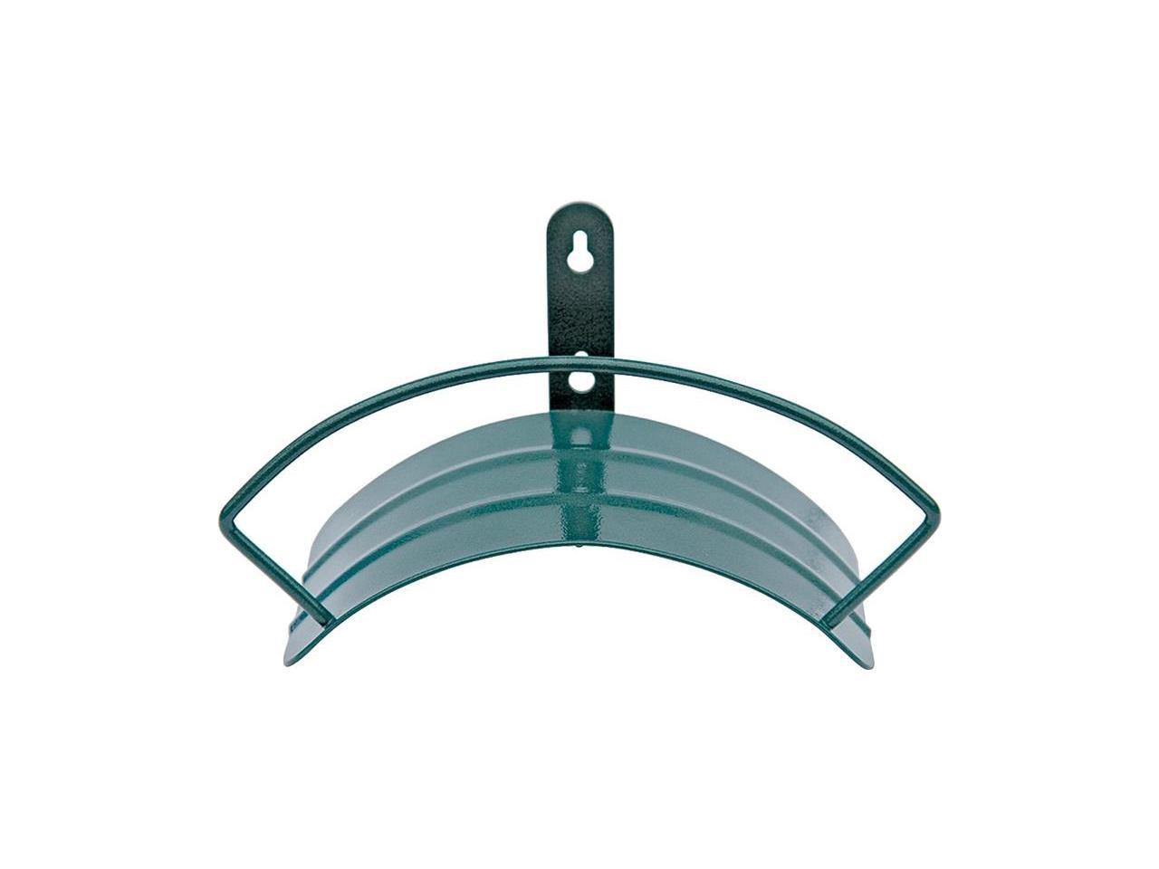 Landscapers Select Metal Heavy Duty Garden Hose Hanger, 100 Foot Capacity, Green