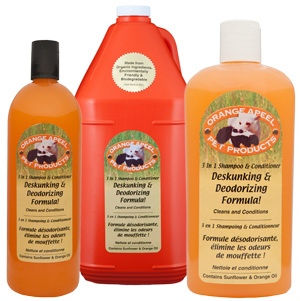 Orange Apeel 3 in 1 Shampoo & Conditioner,  Deskunking & Deodorizing Formula - 500ml