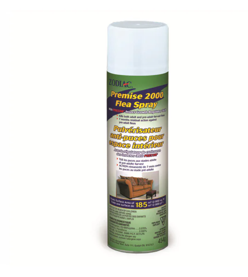 ZODIAC Premise 2000 Flea Spray for Pets, 16 oz (454 g)