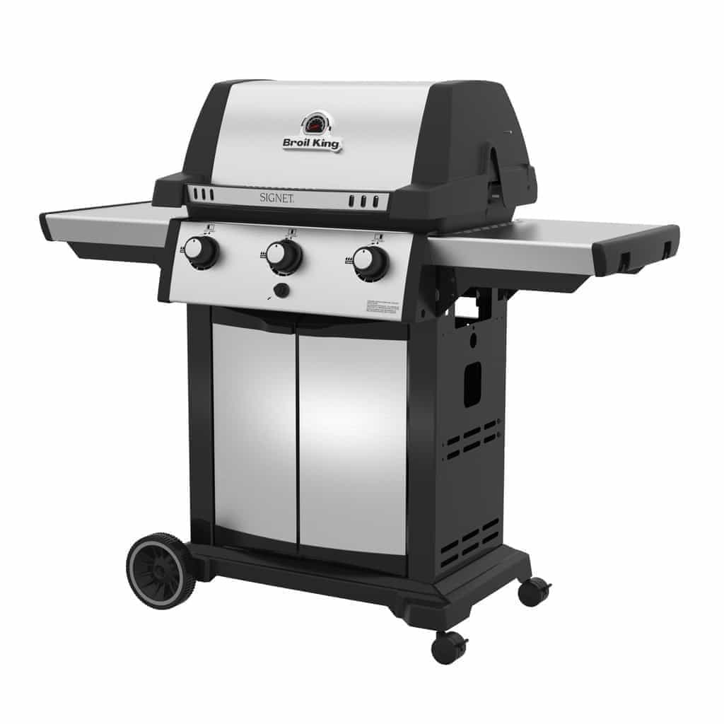 Broil King Signet 320 40,000 BTU 3-Burner Propane Gas Grill - Silver