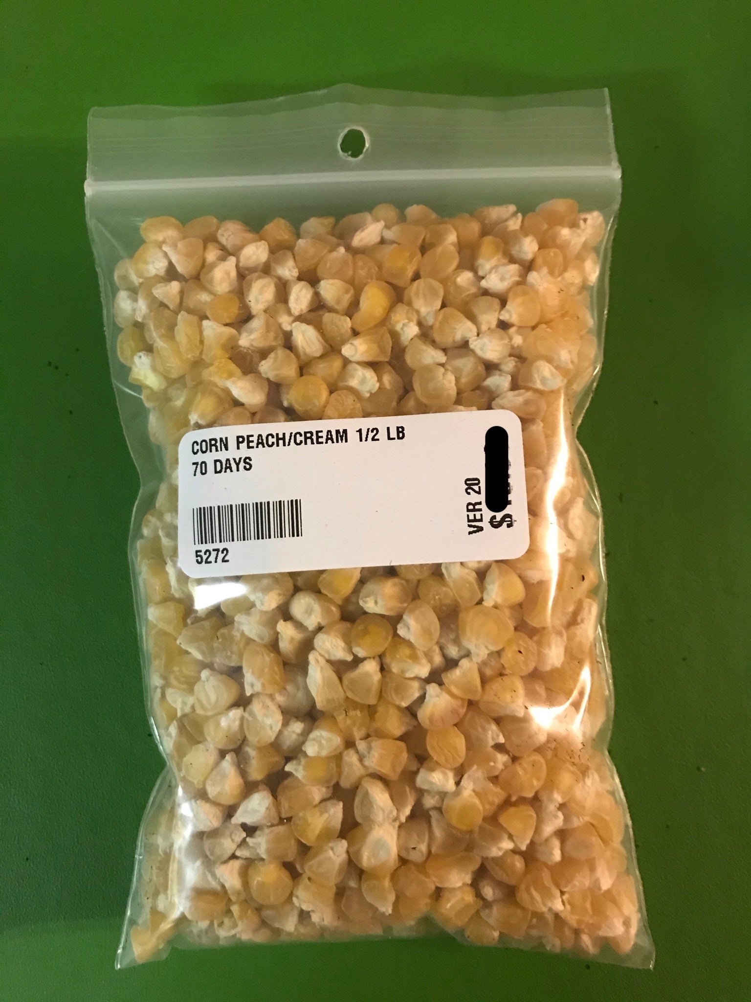 Peaches & Cream Sweet Corn Seeds (‘SE’ Bi-Colour Type) (70 Days) - 1/2 lb - Bulk