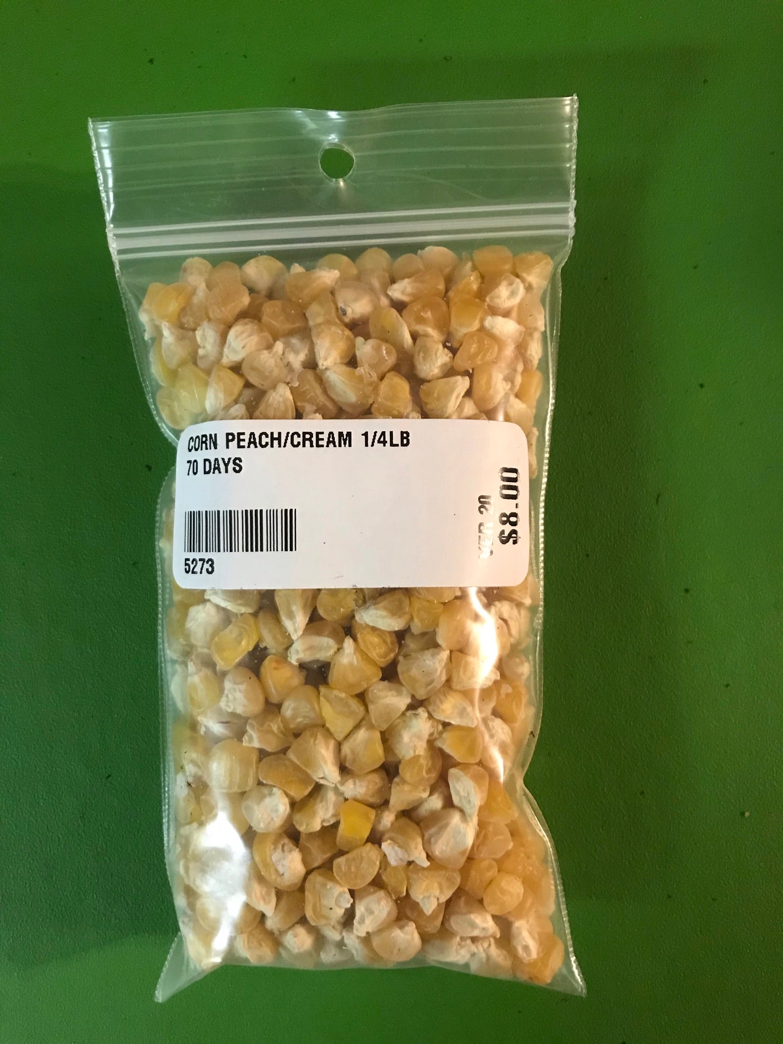 Peaches & Cream Sweet Corn Seeds (‘SE’ Bi-Colour Type) (70 Days) - 1/4 lb - Bulk