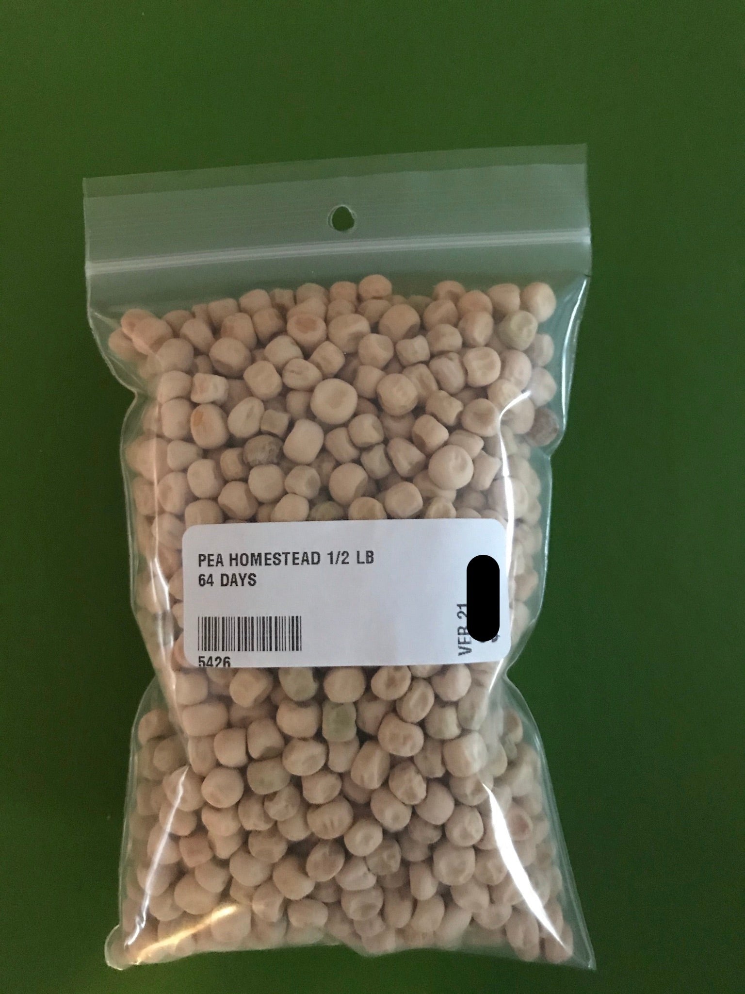 Homesteader or Pea Seeds Lincoln (64 Days) - 1/2 lb - Bulk