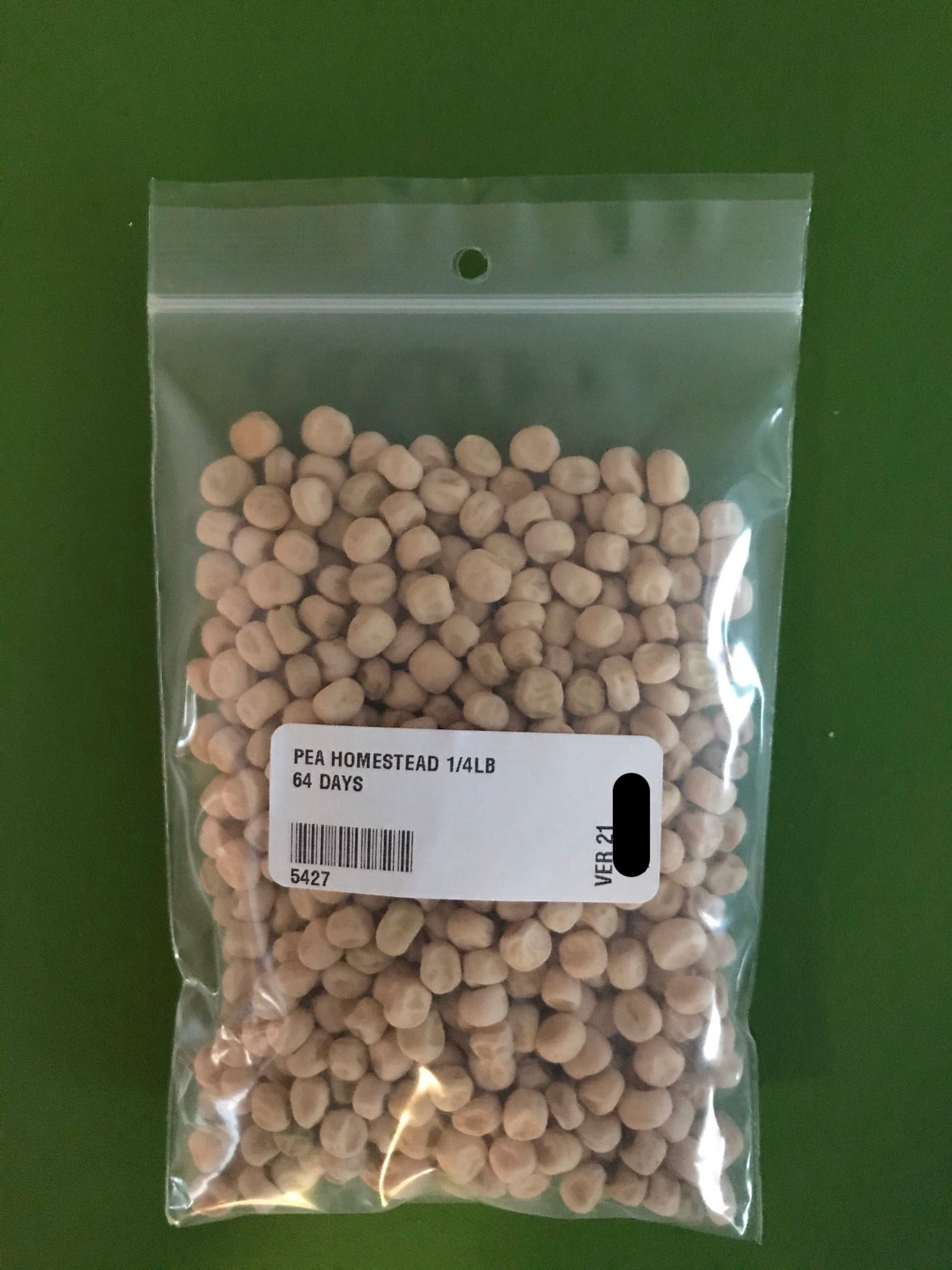 Homesteader or Pea Seeds Lincoln (64 Days) - 1/4 lb - Bulk