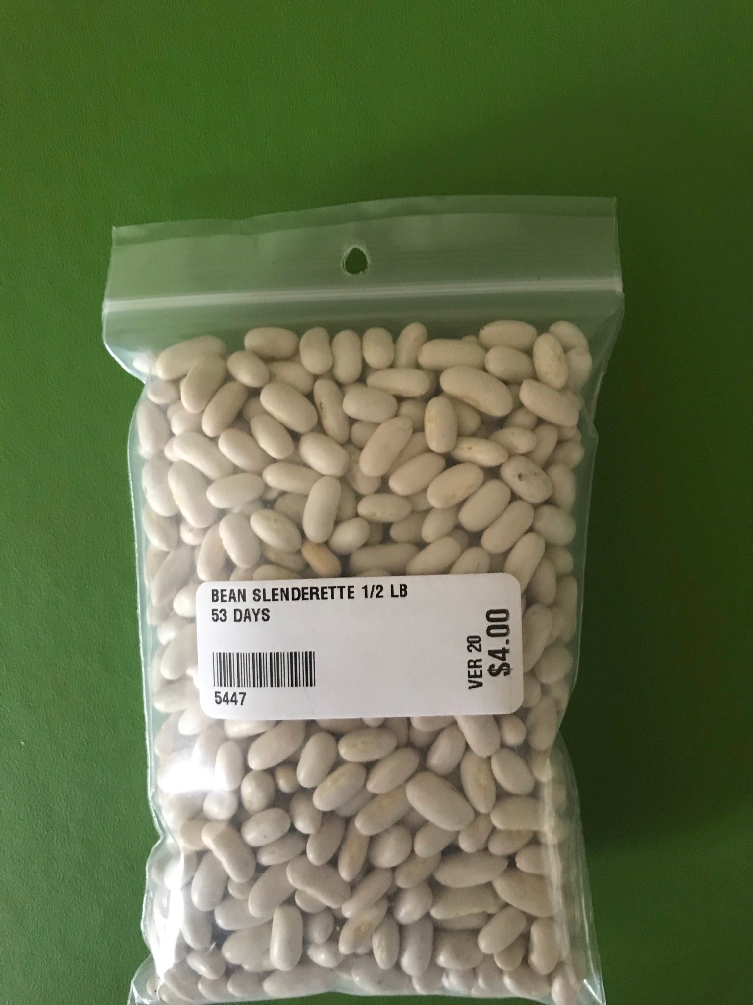 Slenderette Bush Bean Seeds (53 Days) - 1/2 lb - Bulk